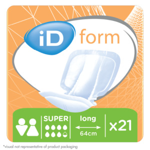 iD Form Super Size 2 Unisex Shaped Pad Bag