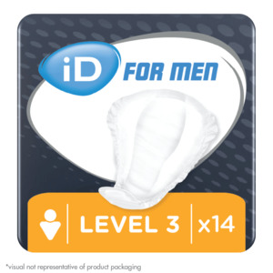 iD for men Level 3 anatomische Einlage und Verpackung