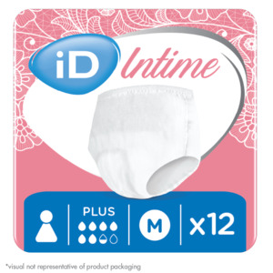 iD Intime Pants Plus M Adult Discreet Pants Bag