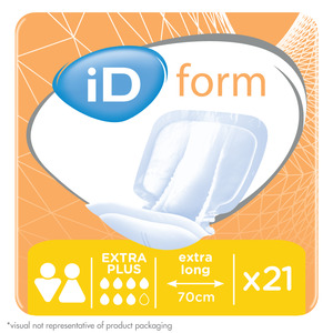 iD Form Extra Plus Unisex Shaped Pad Bag
