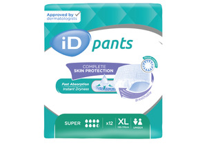 iD Pants Super XL 12 Pieces