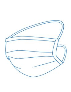 masque médical de type IIR id ontex 50 pièces