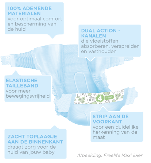 Freelife Babyluiers eigenschappen